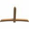 Ekena Millwork Bellingham Timber Gable Bracket, Western Red Cedar, 72"W x 48"H x 3 1/2"D x 5 1/2"F, 16/12 Pitch GBW072X48X0406BEL00SWR - alternate 4